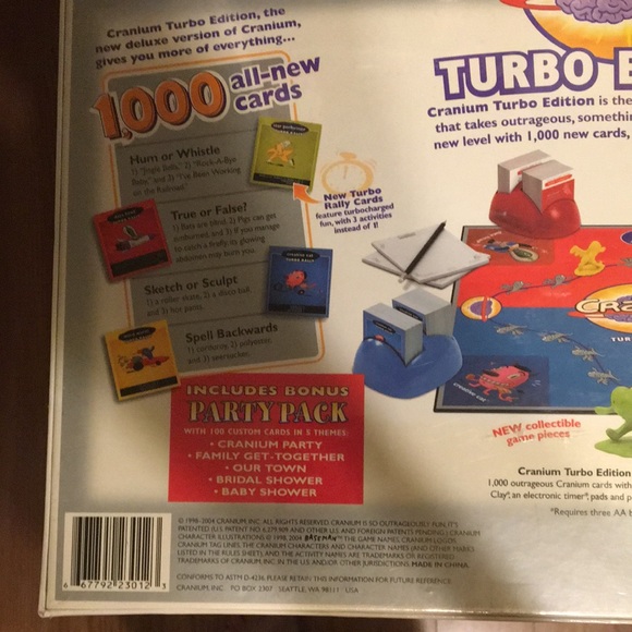 Cranium Turbo Edition game  New sealed - Picture 5 of 8